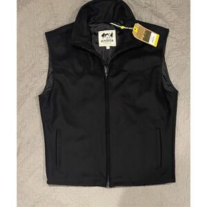 Schaefer Outfitter Yellowstone Men’s Black Wool Arena Vest Texas XL New
